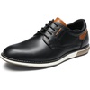 Bruno Marc Men’s Dress Oxfords Casual Derby Sneakers(Black)