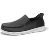 Bruno Marc Men’s Slip-on Loafers Step in Casual Shoes for Men Hands Free(Black)