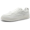DREAM PAIRS Men’s Casual Dress Sneakers Lace-up Skate Shoes Comfortable Retro Fashion Sneakers(White)