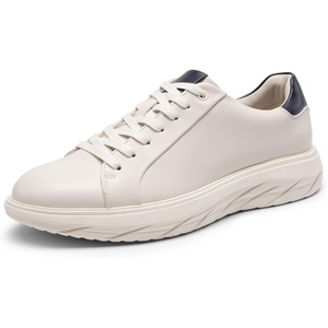 Bruno Marc Men’s Casual Dress Fashion Sneakers(Beige)