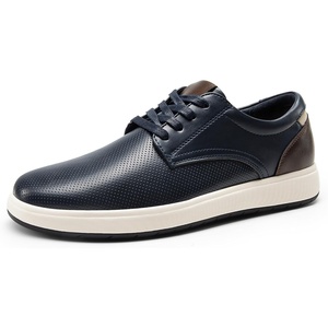 Bruno Marc Men’s Casual Dress Sneaker Formal Shoes(Dark Blue)