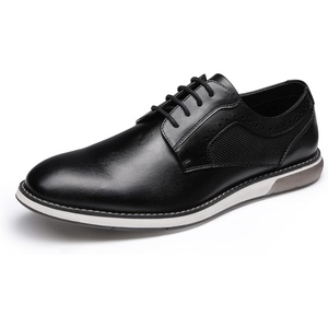 Bruno Marc Men’s Casual Dress Sneaker Oxford Shoes(Black)