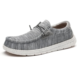 Bruno Marc Men’s Casual Slip-on Loafers Shoes(Splice Grey)