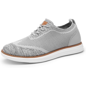 Bruno Marc Men’s Grand-02 KnitFlex Lightweight Walking Shoes(Grey)