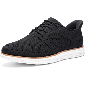 Bruno Marc Men’s Hands Free Casual Mesh Sneaker Shoes(Black)