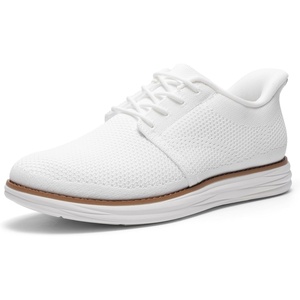 Bruno Marc Men’s Hands Free Casual Mesh Sneaker Shoes(White)