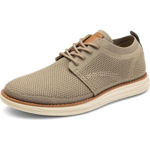Bruno Marc Men’s KnitFlex Breeze Casual Dress Sneakers(Khaki)