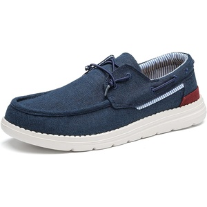 Bruno Marc Men’s Slip-on Loafers Casual Boat Shoes(Navy)