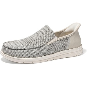 Bruno Marc Men’s Slip-on Loafers Step in Casual Shoes for Men Hands Free(Light Grey)
