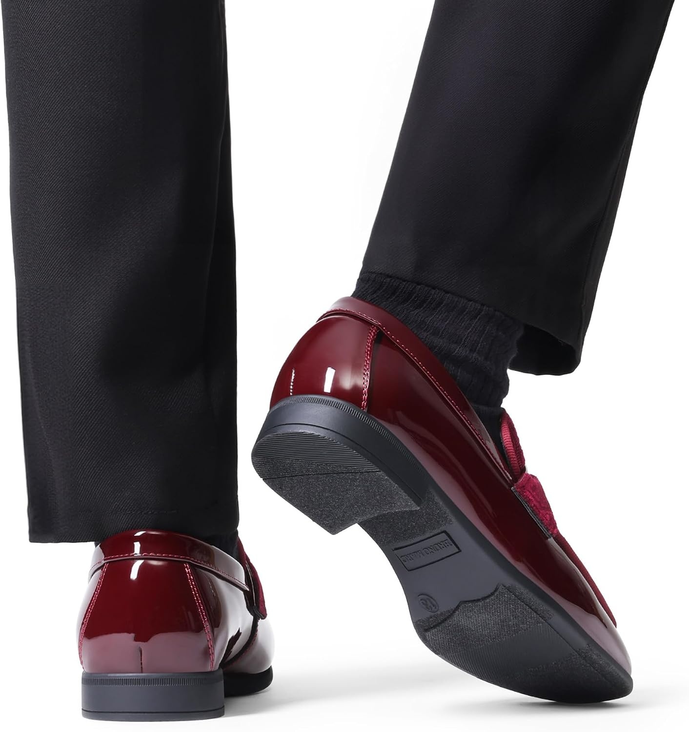 image:imageBruno Marc Boys Dress Shoes Tuxedo LoafersDark Red