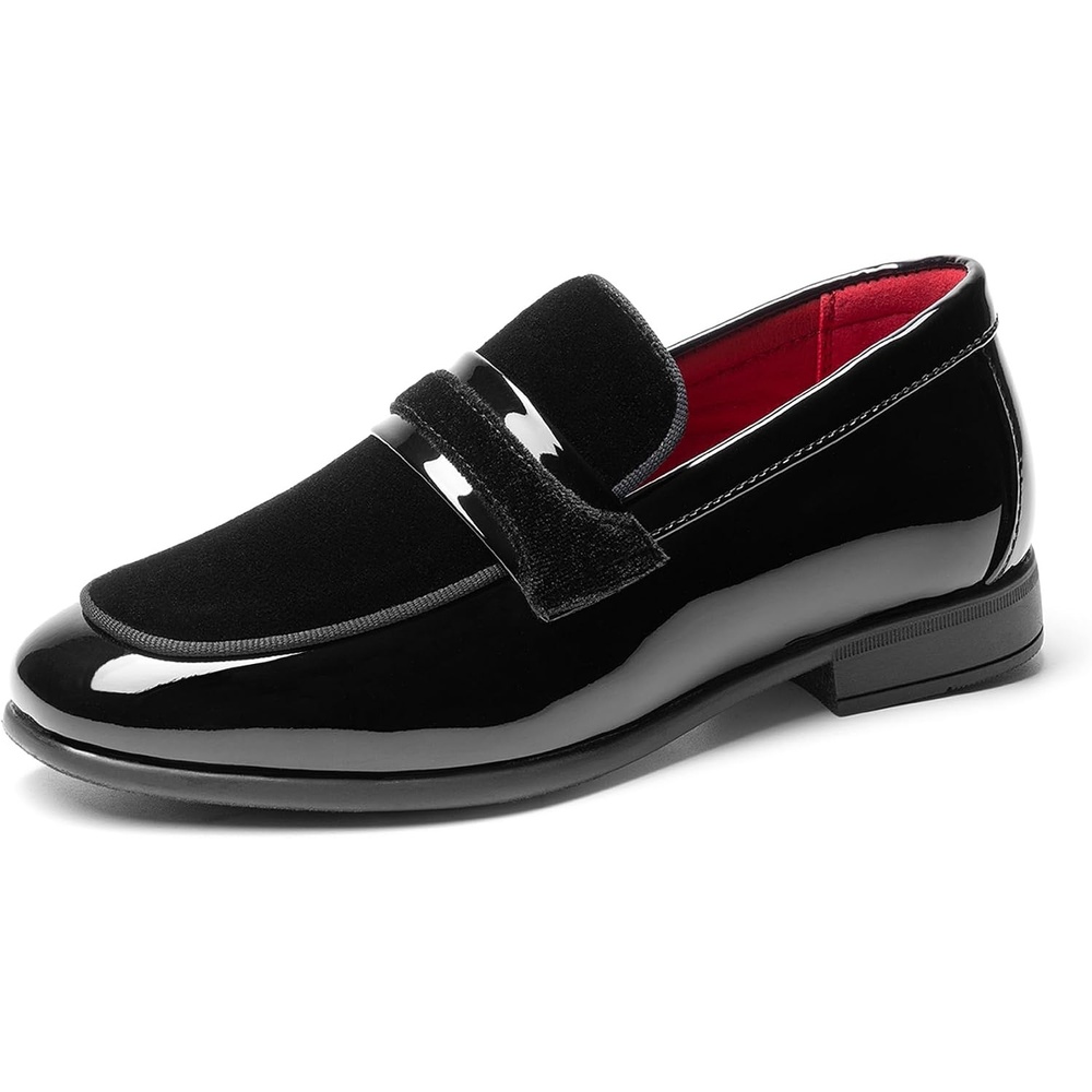 image:imageBruno Marc Boys Dress Shoes Tuxedo LoafersBlack