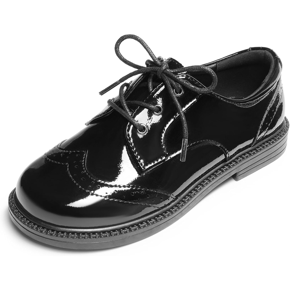 image:imageDREAM PAIRS Kids Dress Uniform Formal Casual OxfordBlackpat