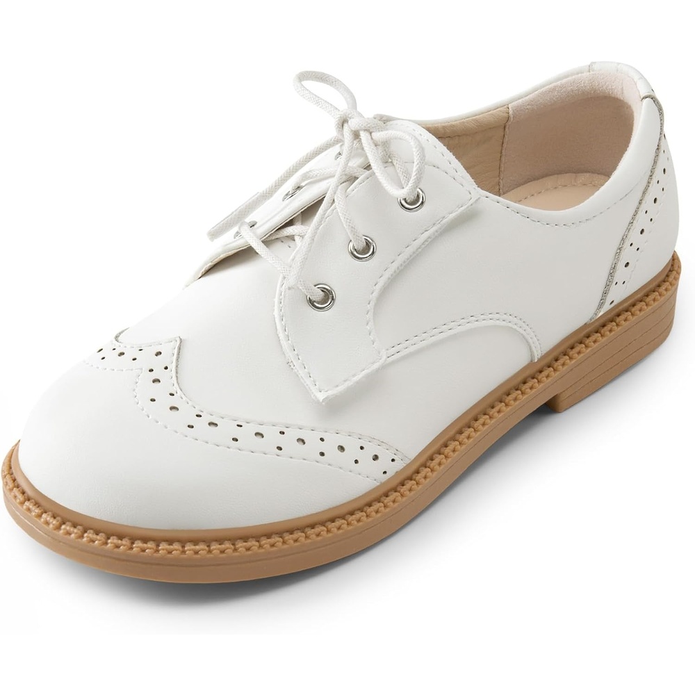 image:imageDREAM PAIRS Kids Dress Uniform Formal Casual OxfordWhite