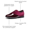 Bruno Marc Boys Dress Patent Oxford(Dark Red)