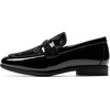 Bruno Marc Boy’s Dress Shoes Tuxedo Loafers(All Black)