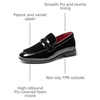 Bruno Marc Boy’s Dress Shoes Tuxedo Loafers(Black)