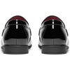 Bruno Marc Boy’s Dress Shoes Tuxedo Loafers(Black)