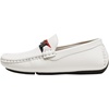 Bruno Marc Boy’s Loafers Slip-on Dress Shoes(White)
