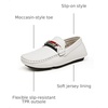 Bruno Marc Boy’s Loafers Slip-on Dress Shoes(White)