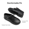 DREAM PAIRS Kids Dress Uniform Formal Casual Oxford(Black)