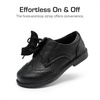 DREAM PAIRS Kids Dress Uniform Formal Casual Oxford(Black)