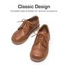 DREAM PAIRS Kids Dress Uniform Formal Casual Oxford(Brown)