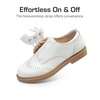 DREAM PAIRS Kids Dress Uniform Formal Casual Oxford(White)