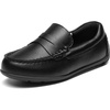 Bruno Marc Boy’s Dress Shoes Penny Casual Loafers(Black)