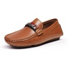 Bruno Marc Boy’s Loafers Slip-on Dress Shoes(Brown)