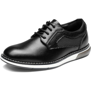 Bruno Marc Boy’s Casual Dress Uniform Oxford(Black)
