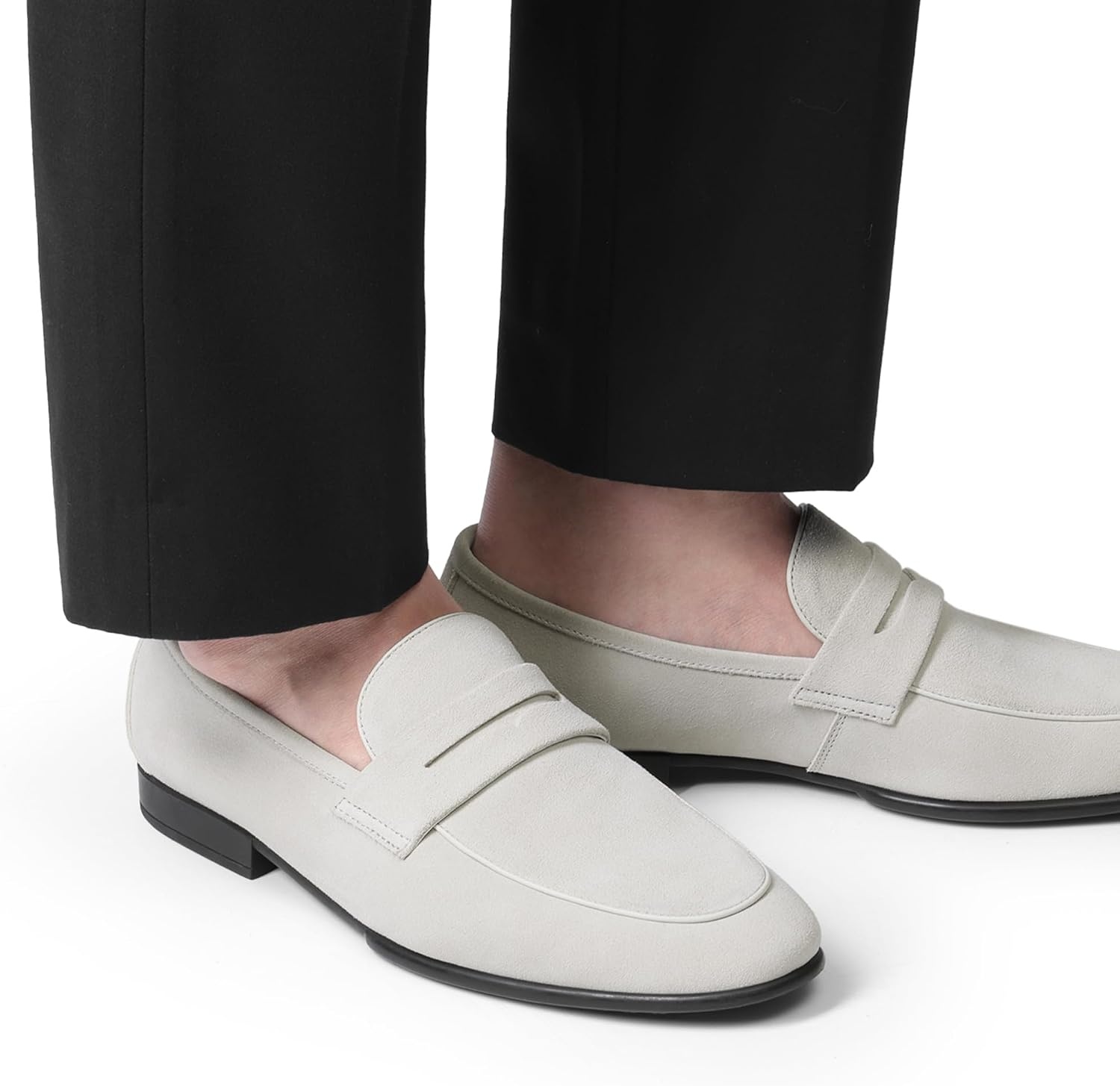 image:imageBruno Marc Mens Penny Loafers Leather Suede Dress ShoesSand