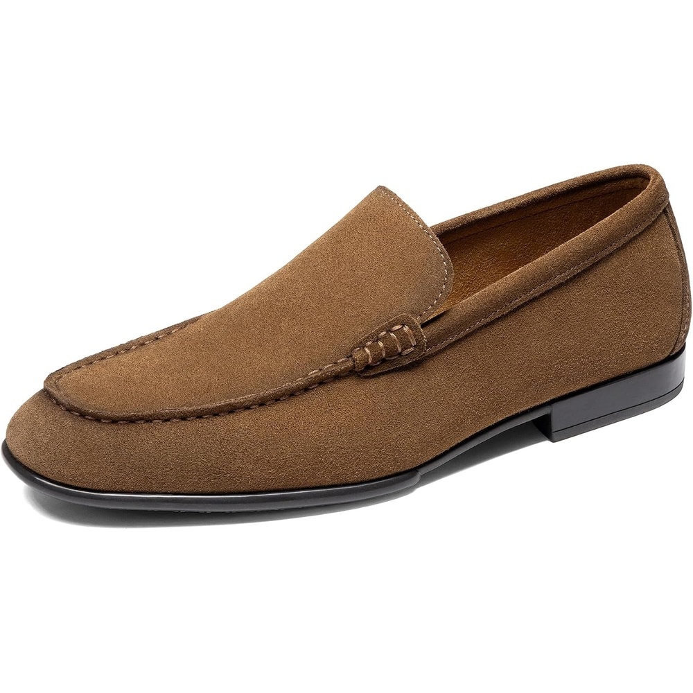 image:imageBruno Marc Mens Loafers Leather Suede Dress Shoes1brown