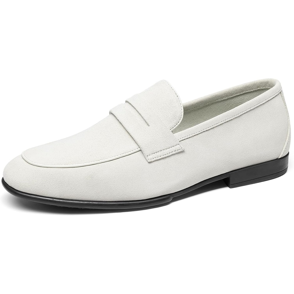 image:imageBruno Marc Mens Penny Loafers Leather Suede Dress ShoesSand