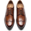 Bruno Marc Men’s Brogue Wingtip Oxfords Leather Dress Shoes(Light Brown)