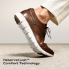 Bruno Marc Men’s Leather Dress Sneakers(Brown)