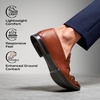 Bruno Marc Men’s Penny Loafers Leather Suede Dress Shoes(Brown)