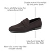 Bruno Marc Men’s Penny Loafers Leather Suede Dress Shoes(Coffee)