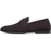 Bruno Marc Men’s Penny Loafers Leather Suede Dress Shoes(Coffee)