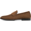 Bruno Marc Men’s Penny Loafers Leather Suede Dress Shoes(Tan)