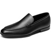 Bruno Marc Men’s Loafers Leather Suede Dress Shoes(Black)