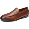 Bruno Marc Men’s Loafers Leather Suede Dress Shoes(Brown)
