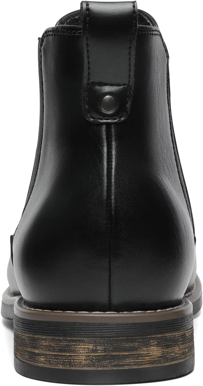 image:imageBruno Marc Mens Classic Chelsea Ankle Dress Boots1black