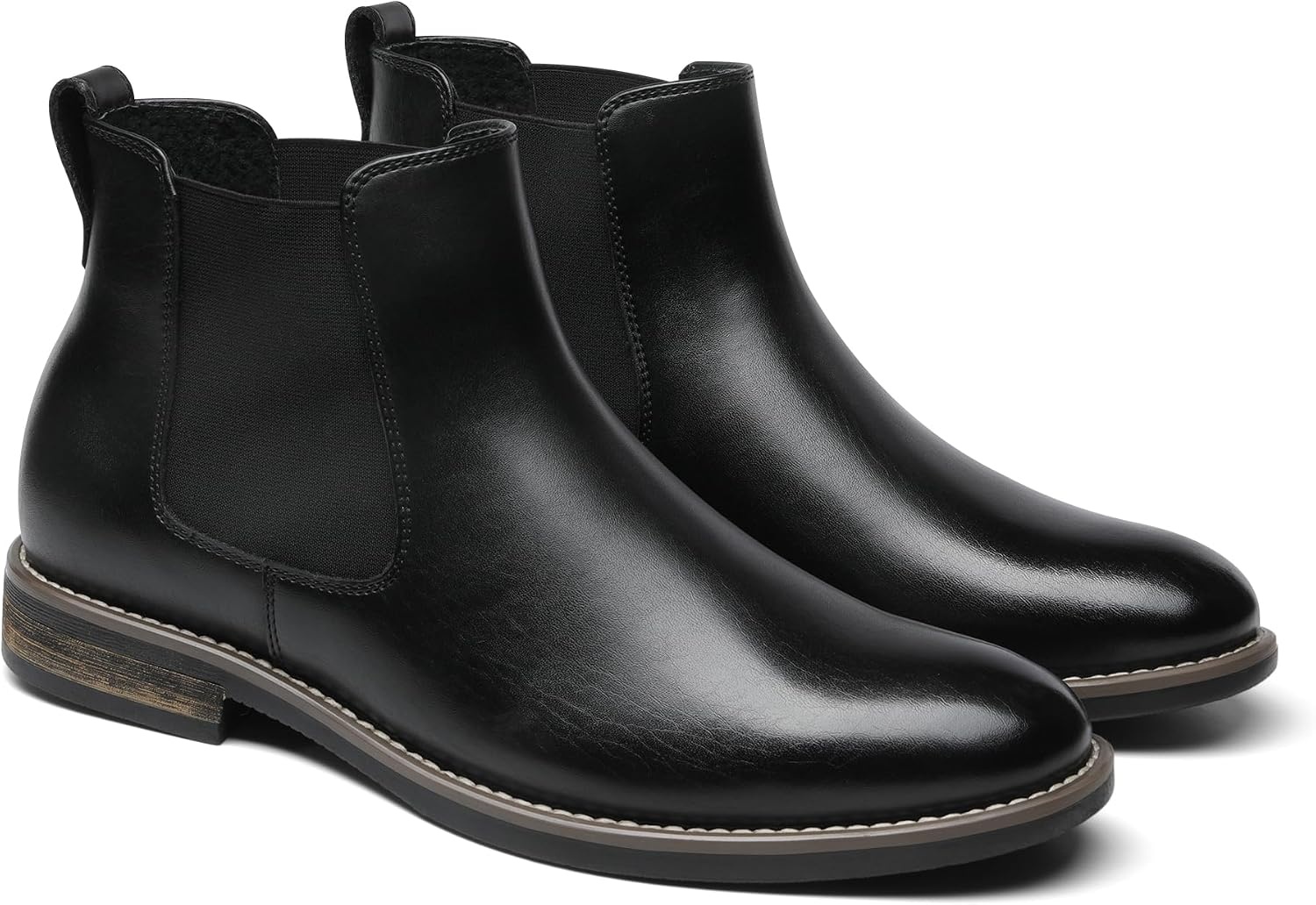 image:imageBruno Marc Mens Classic Chelsea Ankle Dress Boots1black