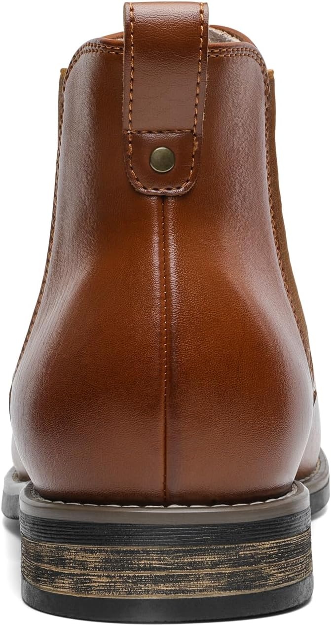 image:imageBruno Marc Mens Classic Chelsea Ankle Dress Boots1brown