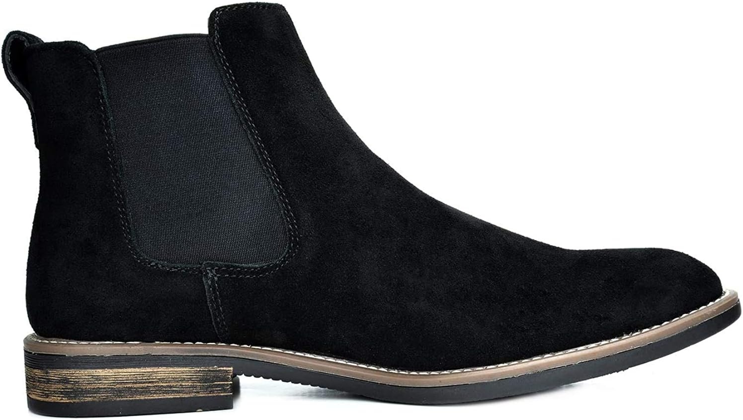 image:imageBruno Marc Mens Classic Chelsea Ankle Dress BootsBlack