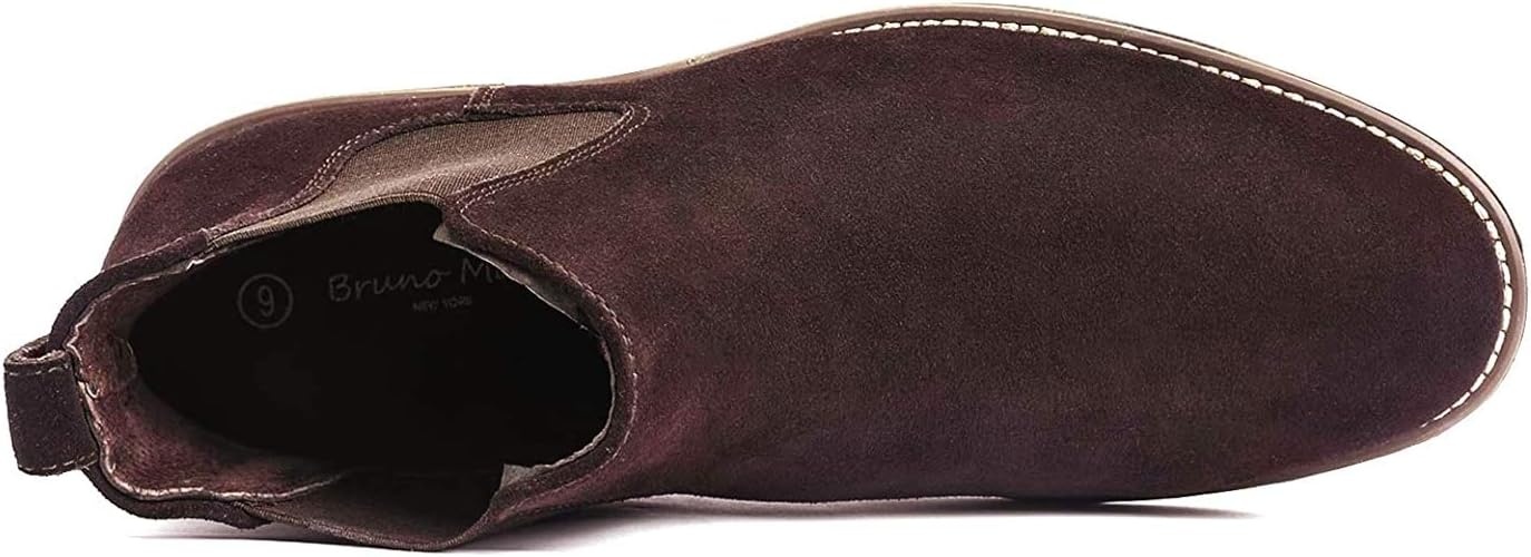 image:imageBruno Marc Mens Classic Chelsea Ankle Dress BootsDark Brown