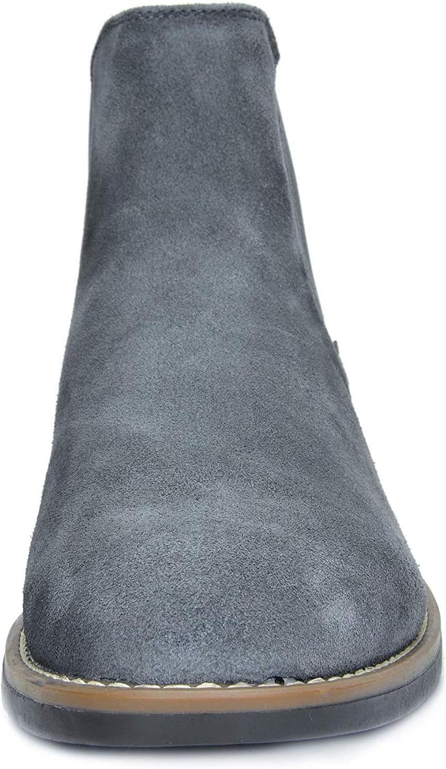 image:imageBruno Marc Mens Classic Chelsea Ankle Dress BootsGrey