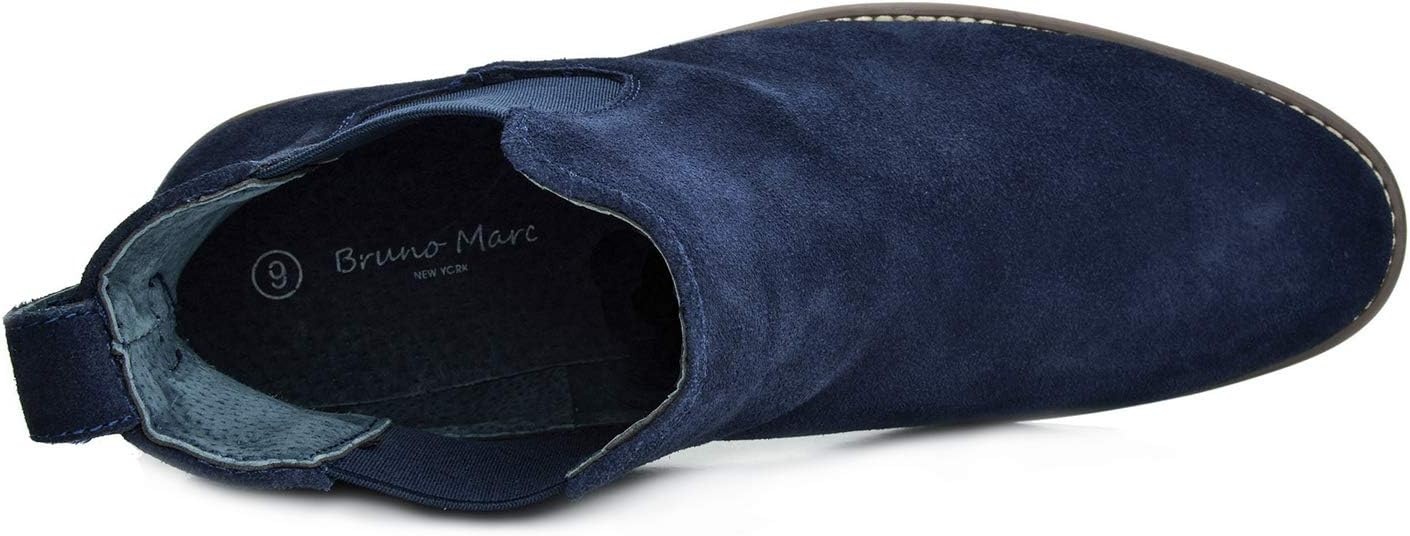 image:imageBruno Marc Mens Classic Chelsea Ankle Dress BootsNavy