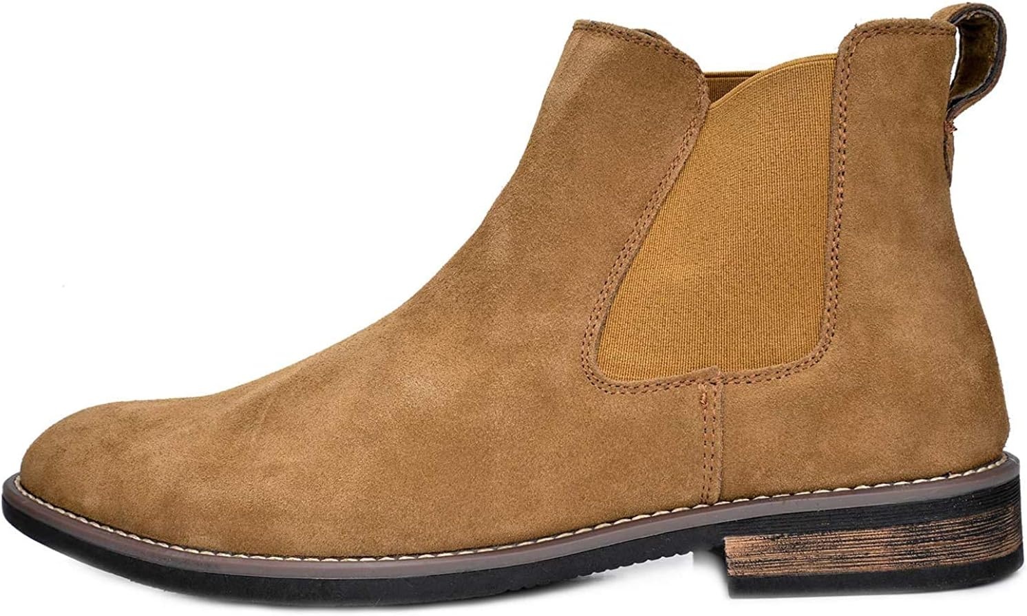 image:imageBruno Marc Mens Classic Chelsea Ankle Dress BootsTan