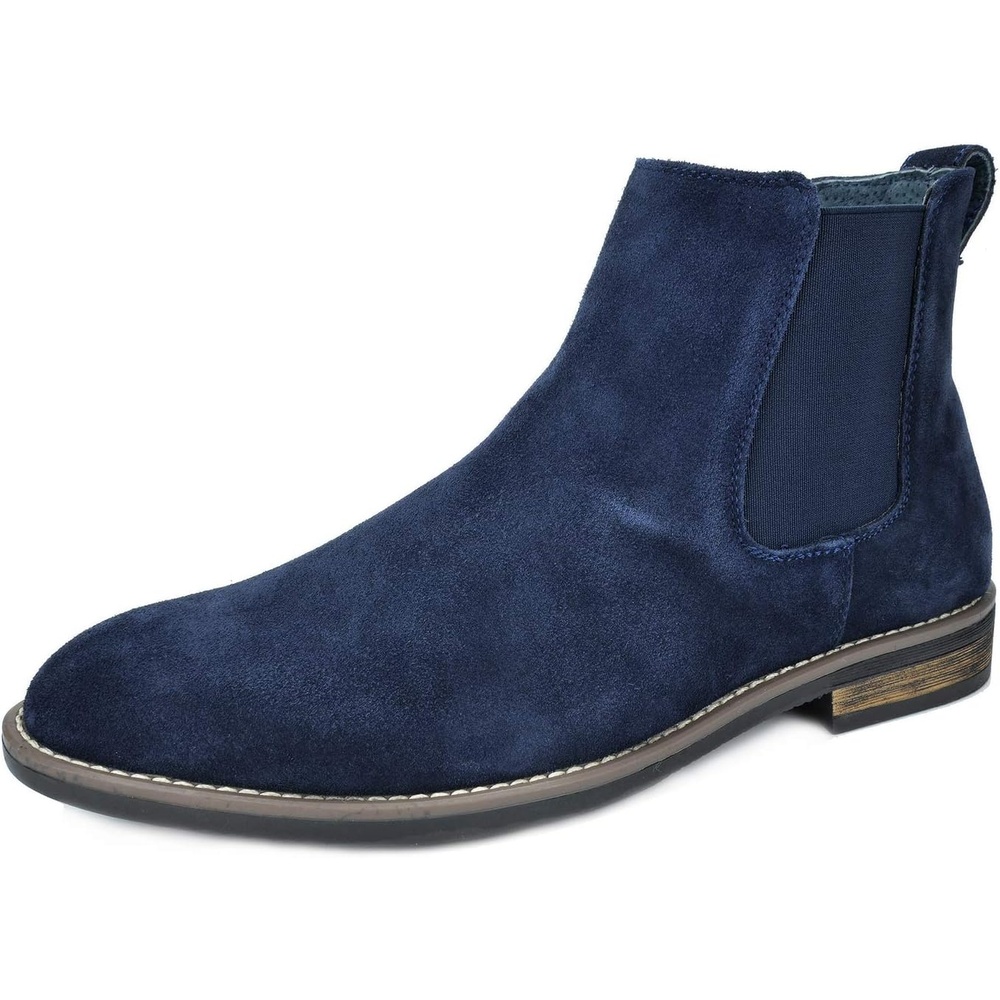 image:imageBruno Marc Mens Classic Chelsea Ankle Dress BootsNavy